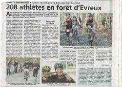 bike and run du 19 janvier 2014