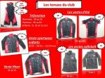 Les tenues du club